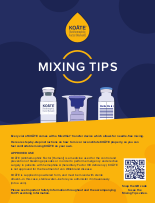 KOĀTE Mixing Tips Sell Sheet Steps